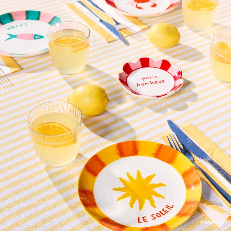 Que Rico   Dessert bordje Diego - Summer - Oosterlinck Home