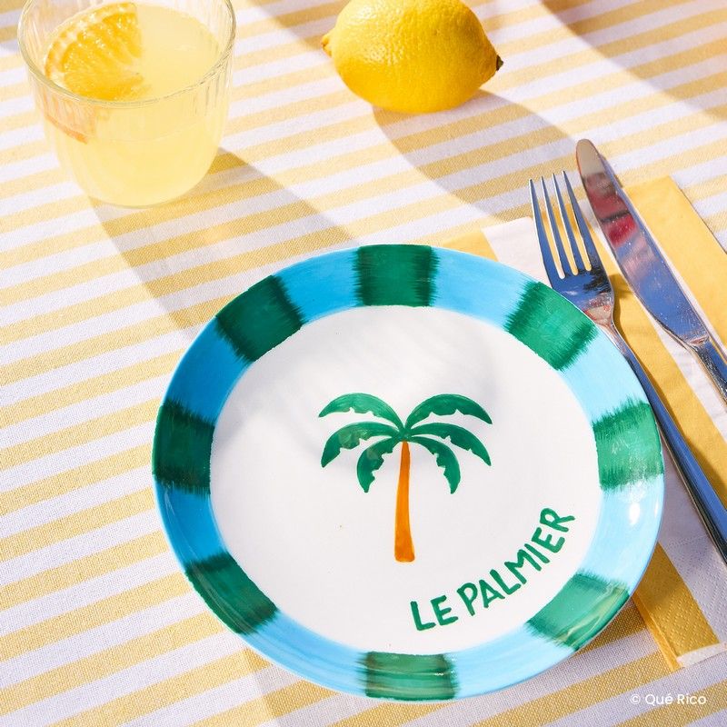 Que Rico   Dessert bordje Diego - Summer - Oosterlinck Home