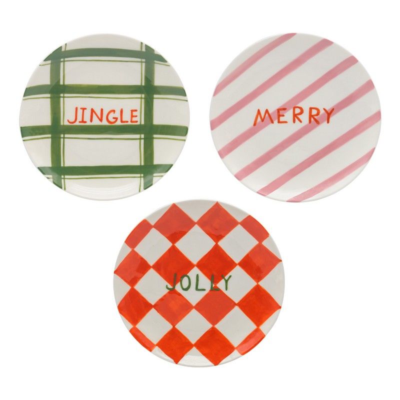 Que Rico Christmas taartbord voor een feestelijk gedekte tafel tijdens de feestdagen