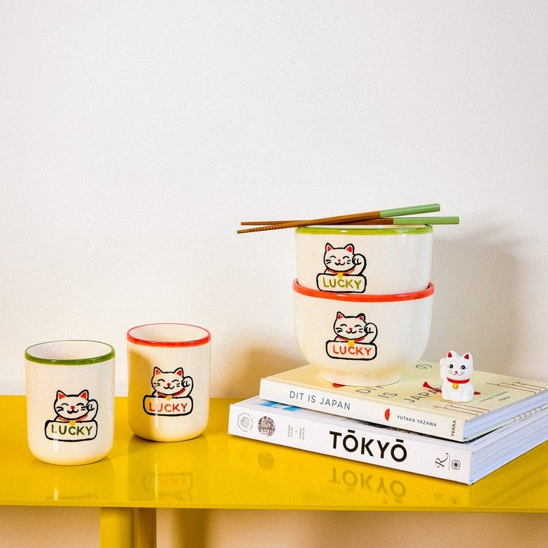 Atelier Pistache   Tumbler Lucky cat