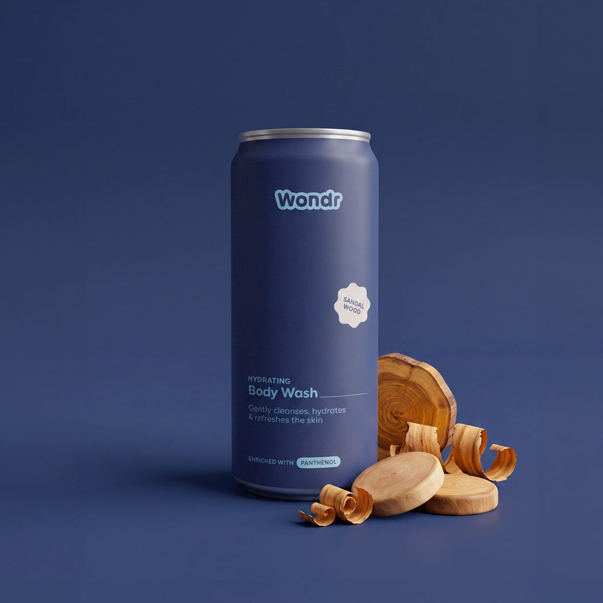 Wondr Liquid Body Wash in een fles, verzorgingsproduct voor zachte huid, met natuurlijke ingrediënten en frisse geur