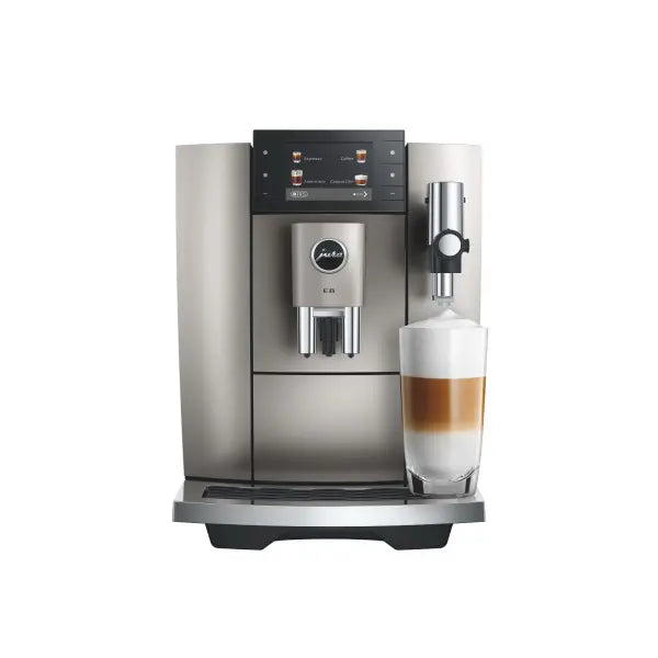 Jura E8 ED Midnigt Silver volautomatische koffiemachine