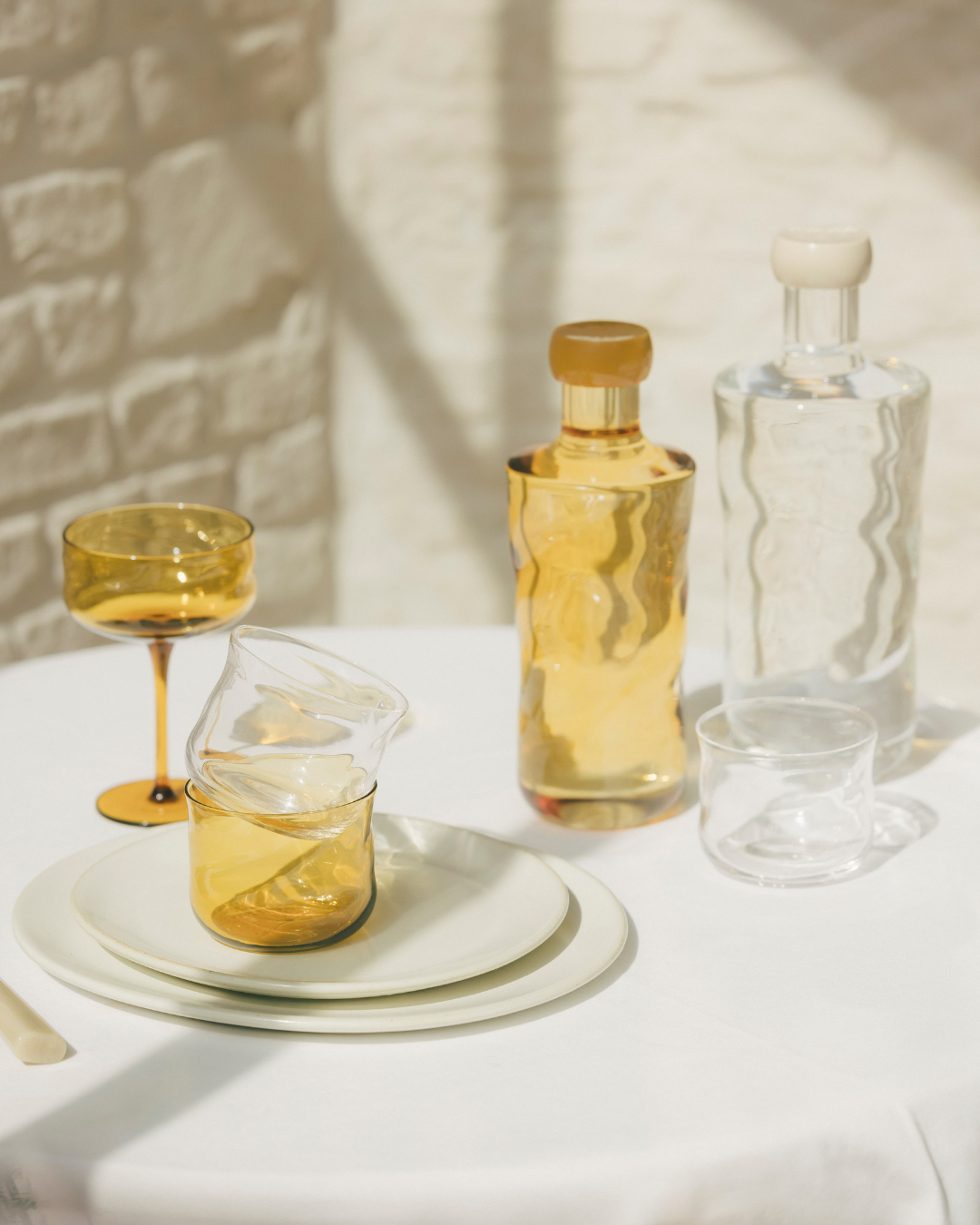 Paveau Swirl tumbler glas - set van 2 stuks