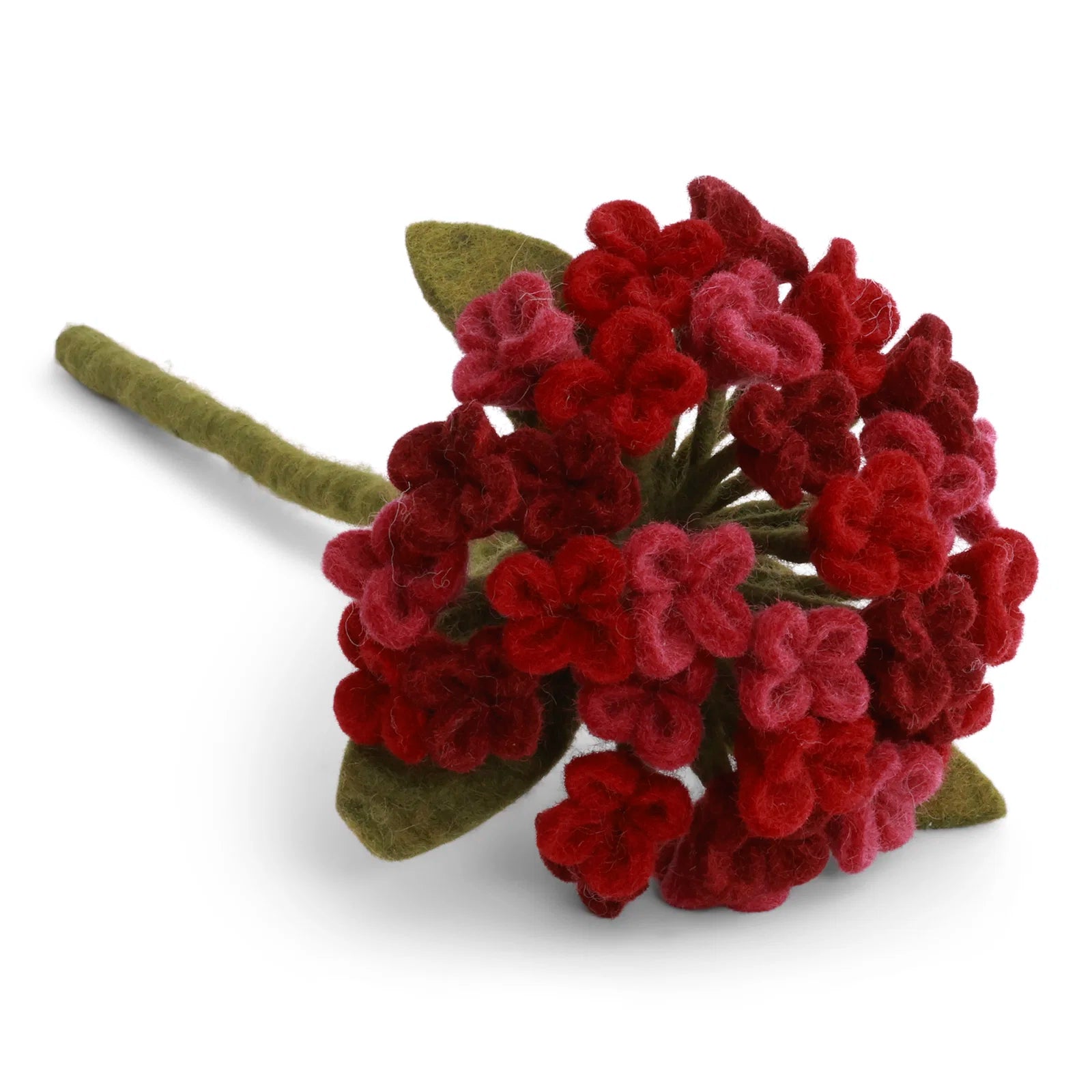 Gry & Sif   Hortentia/ Hydragea donkerrood vilt