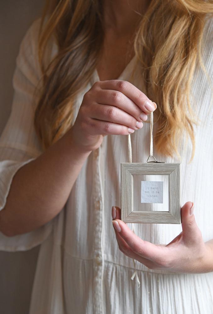 Leeff  Mini photo frame Merel met quote - 2 varianten - Oosterlinck