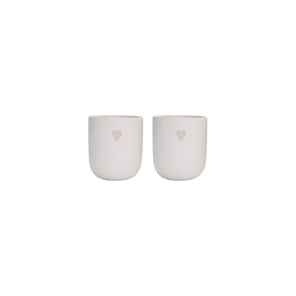 LEEFF  Mugs Heart Hester / set van 2