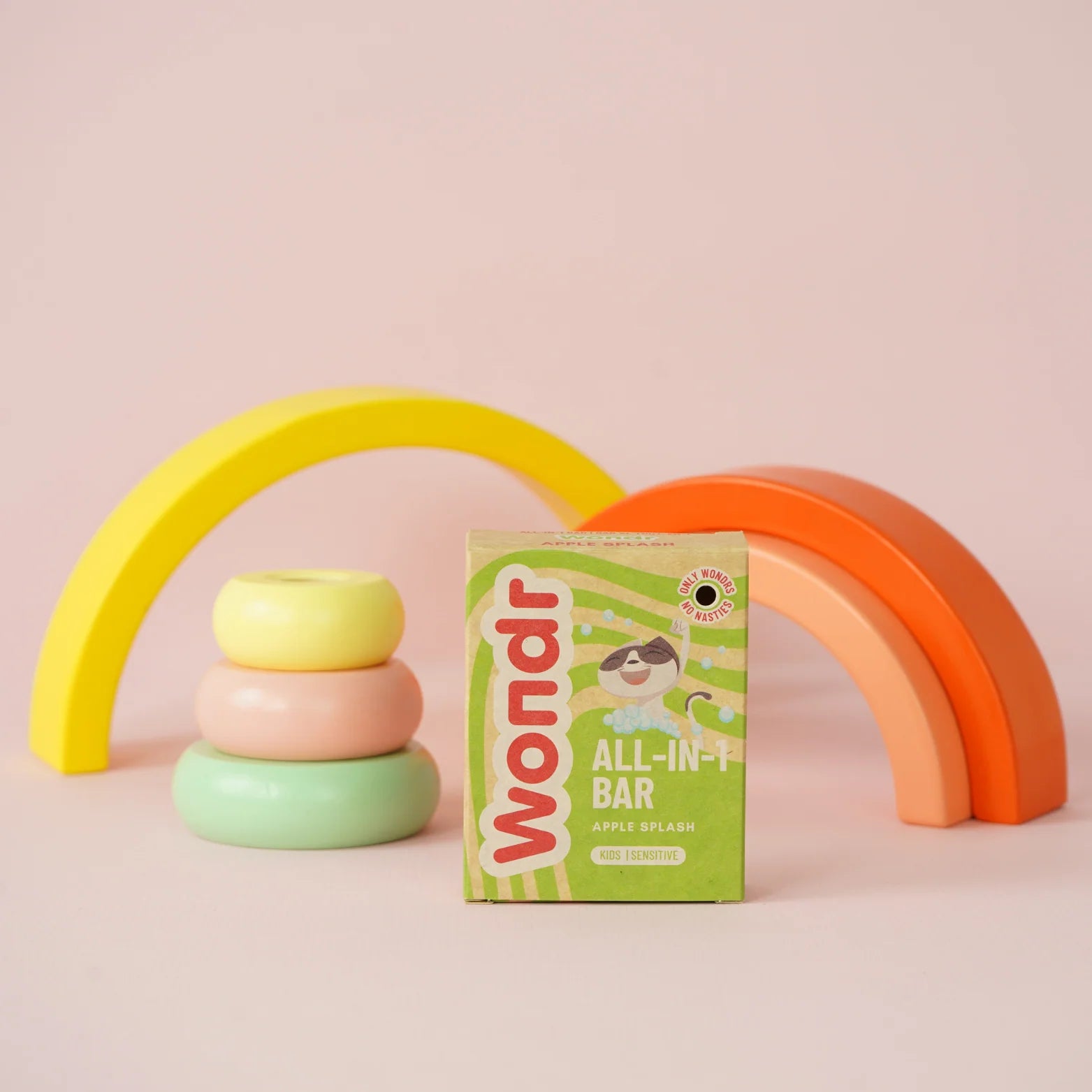 Wondr  All-in-1-bar kids sensitive apple splash - Oosterlinck Home