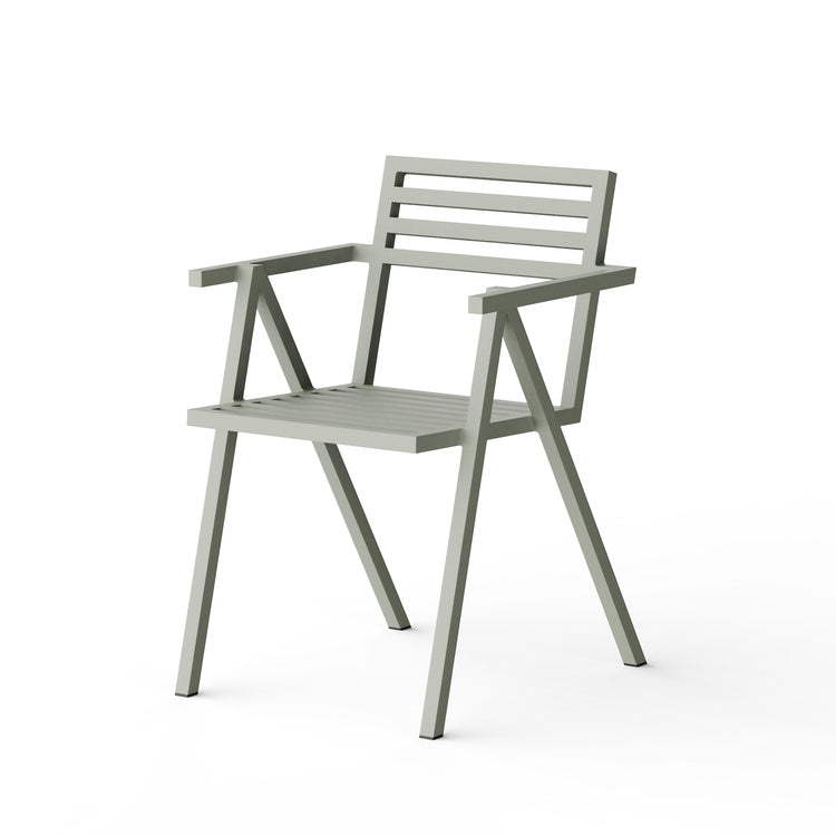 NINE - 19 Outdoors stacking arm chair - Oosterlinck