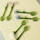 &Klevering  Flora glass spoons / set van 2 - Oosterlinck