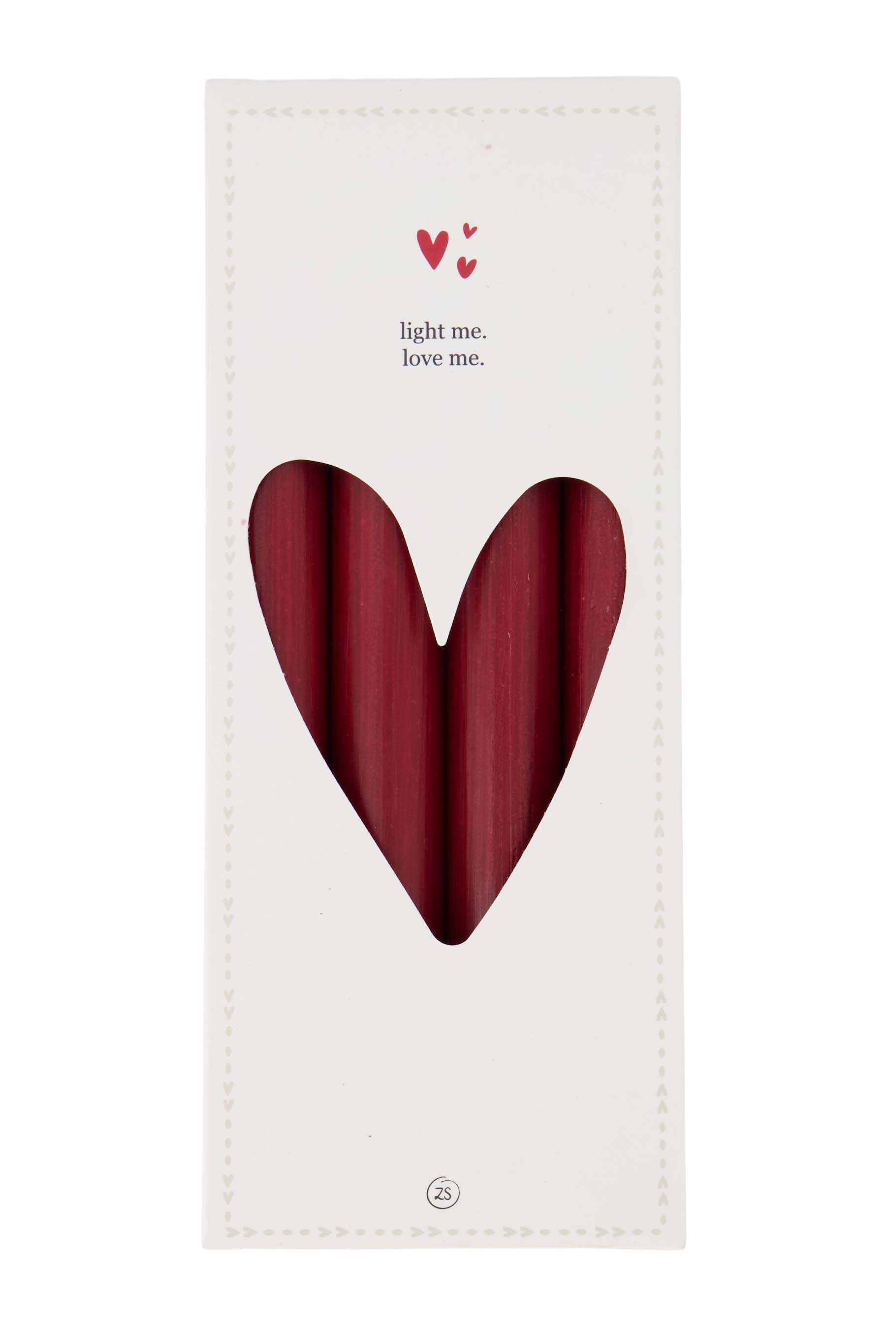 Zusss  Dinerkaarsen set van 4  off white of portorood