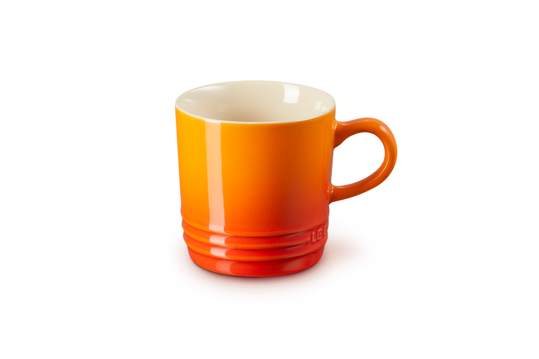 Le Creuset  Koffietas 0.2L vulcanique / oranjerood   -40% - Oosterlinck