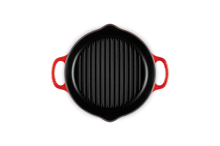 Le Creuset  Ronde diepe gietijzeren grillpan 26cm  -20% - Oosterlinck