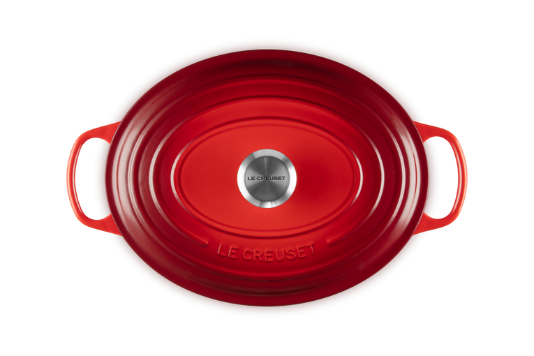 Le Creuset   Signature stoofpot ovaal 31cm  -30% - Oosterlinck