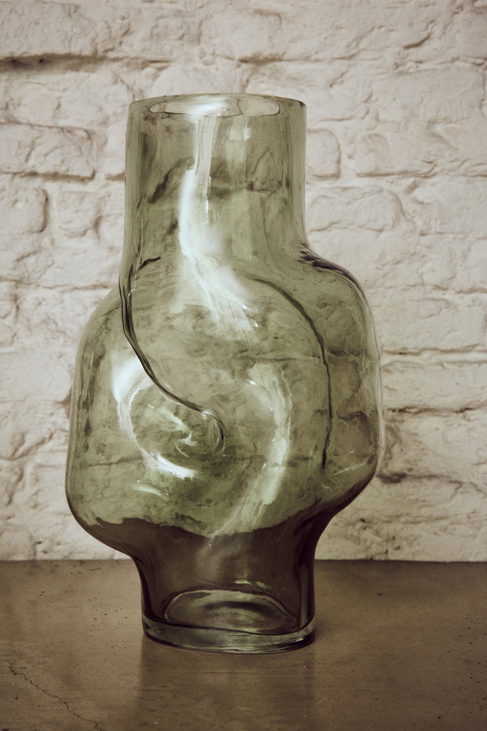 HK Living  Gleam glass high vase - Oosterlinck