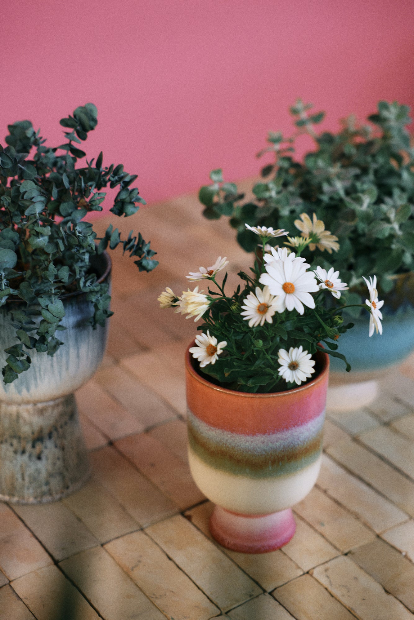 HK Living  Retro flower pot rosefield - Oosterlinck Home