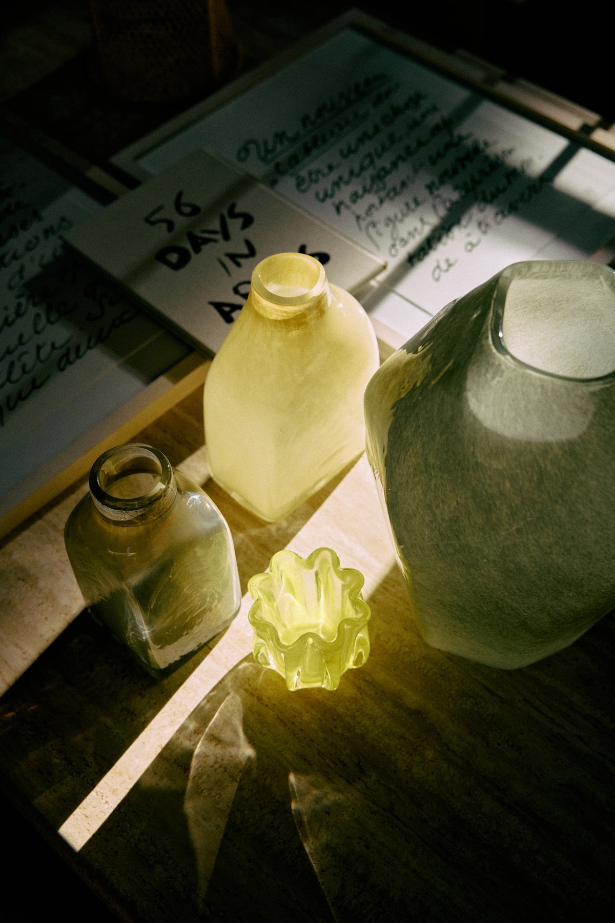 HK Living  Vase Atelier Glass Cream medium