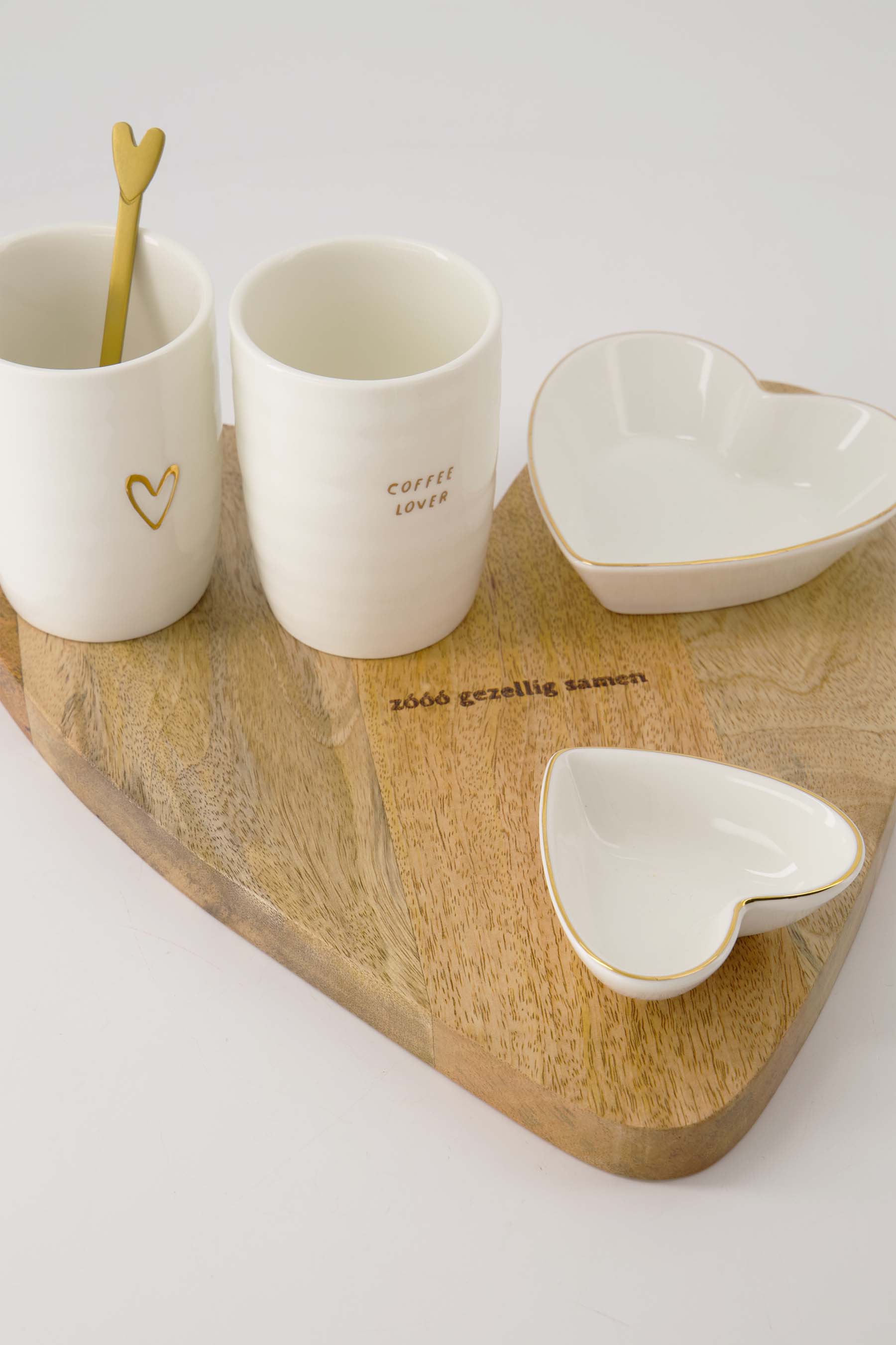 Zusss  Serveerplank hartvorm Gezellig - Oosterlinck Home