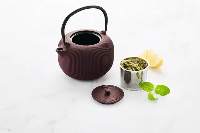 Point Virgule theepot gietijzer 1L met theezeef