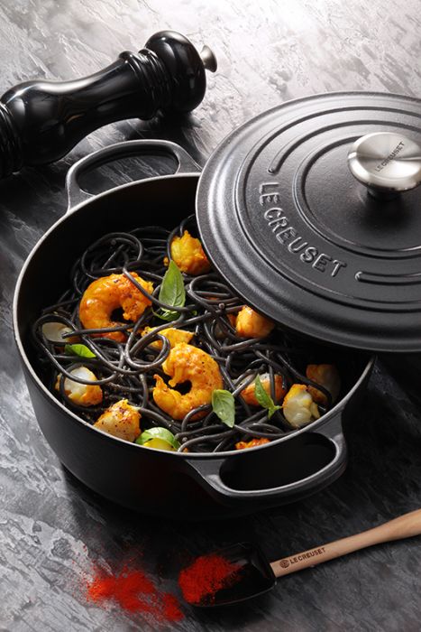 Le Creuset gietijzer stoofpot rond 30cm - 2 kleuren - Oosterlinck