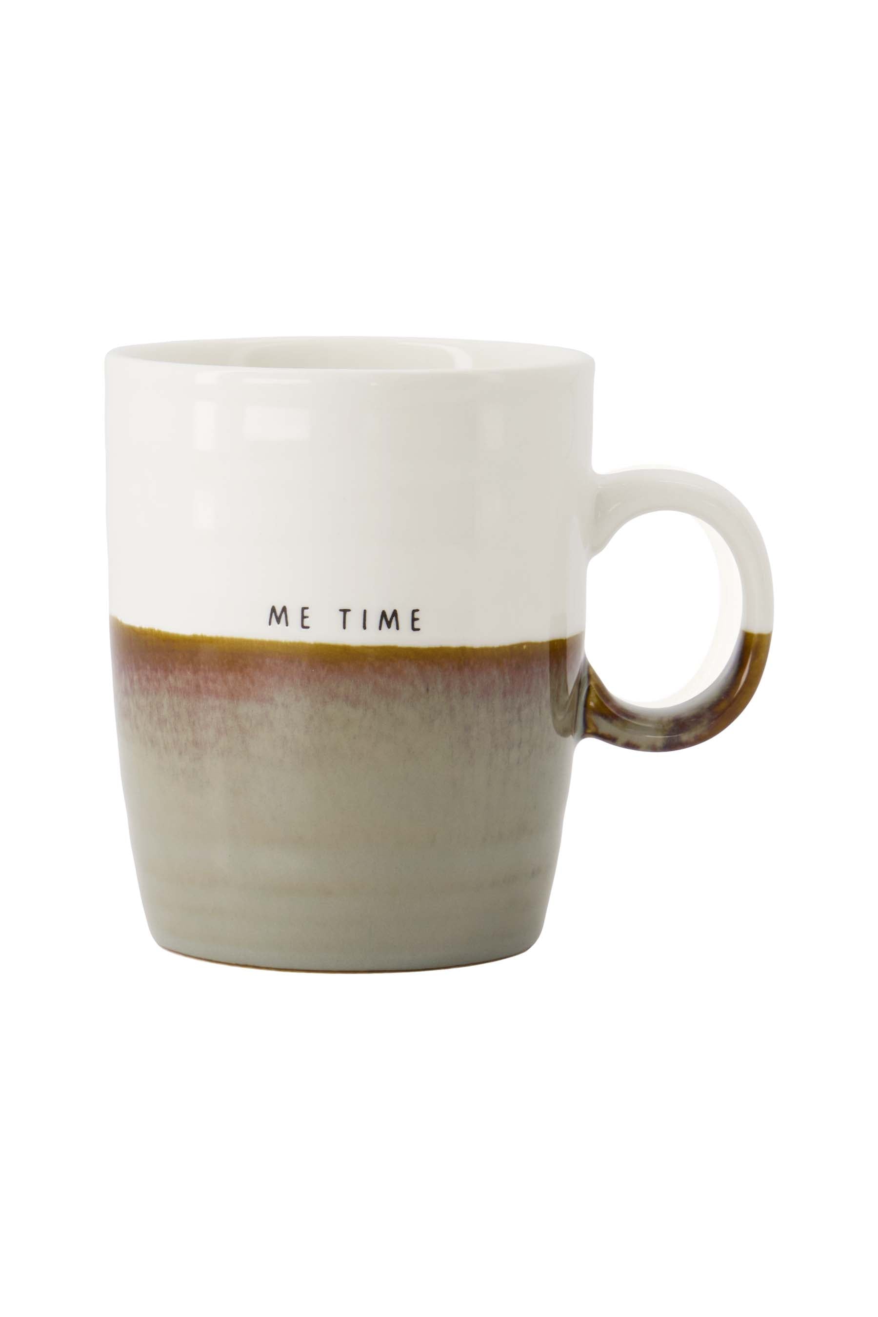 Zusss  Mok me time wit/grijsblauw - Oosterlinck Home