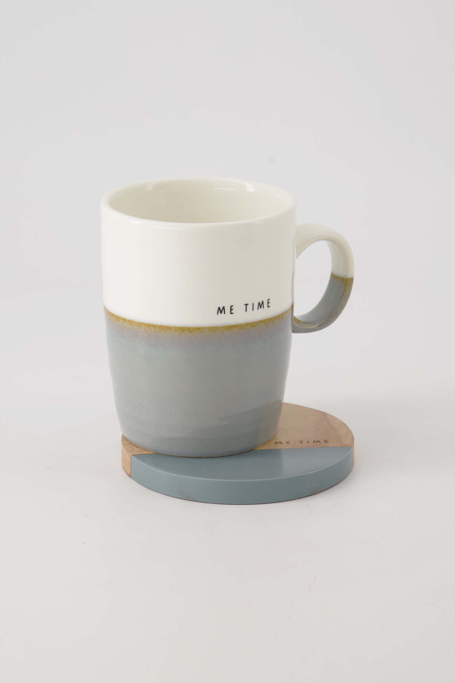 Zusss  Onderzetters "me time" - set van 2 - Oosterlinck Home