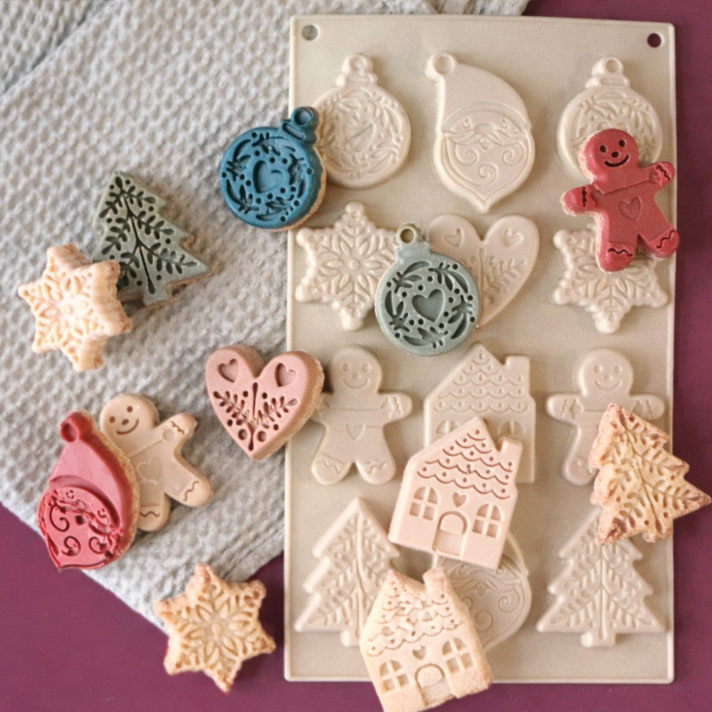 Scrap Cooking silicone koekjesvorm kerstmis