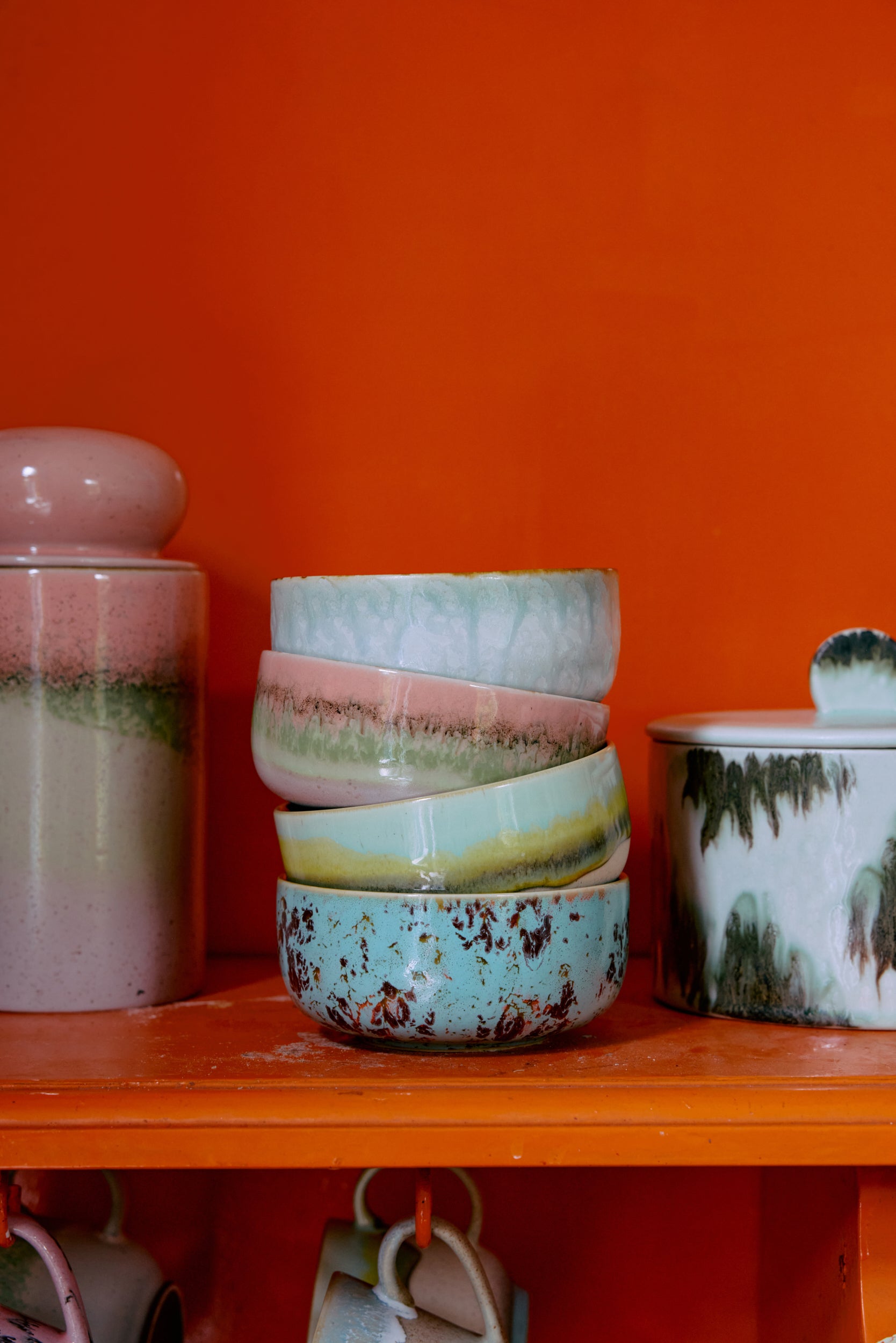 HK Living  70s ceramics Dessert bowl per stuk