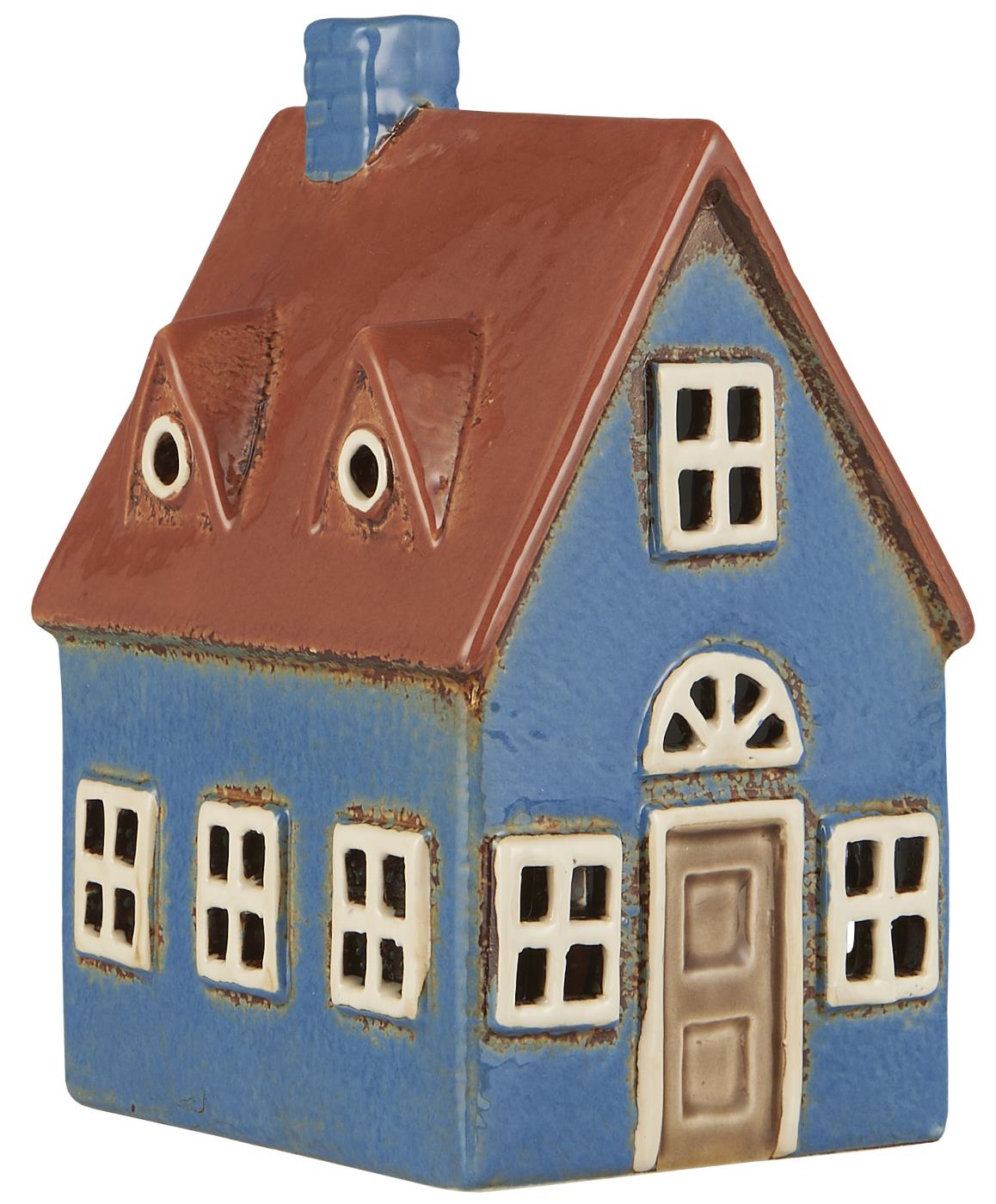 IB Laursen  Lichthuisje Nyhavn Kopenhagen blauw-beige deur - Oosterlinck Home
