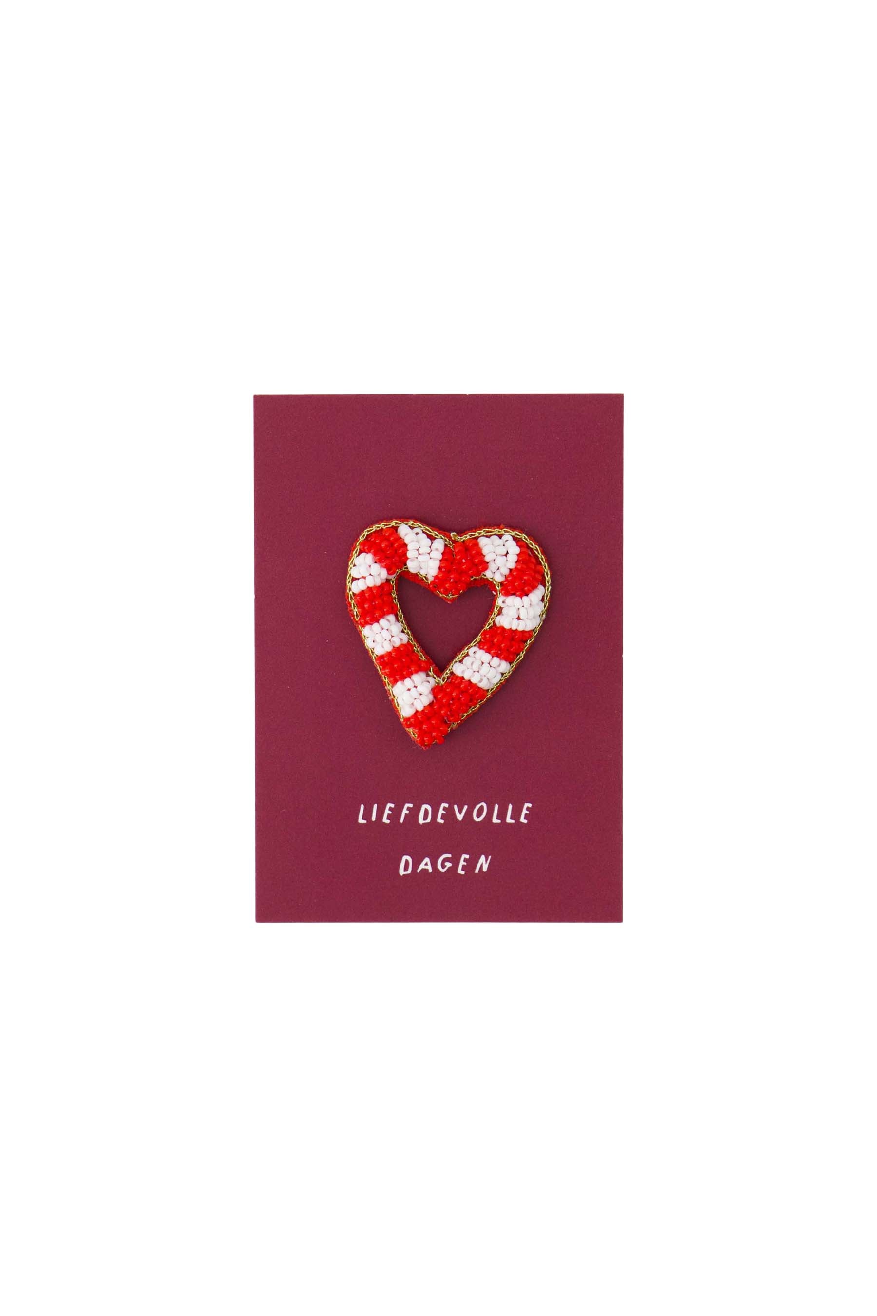 Zusss  Broche hartvorm Liefdevolle dagen