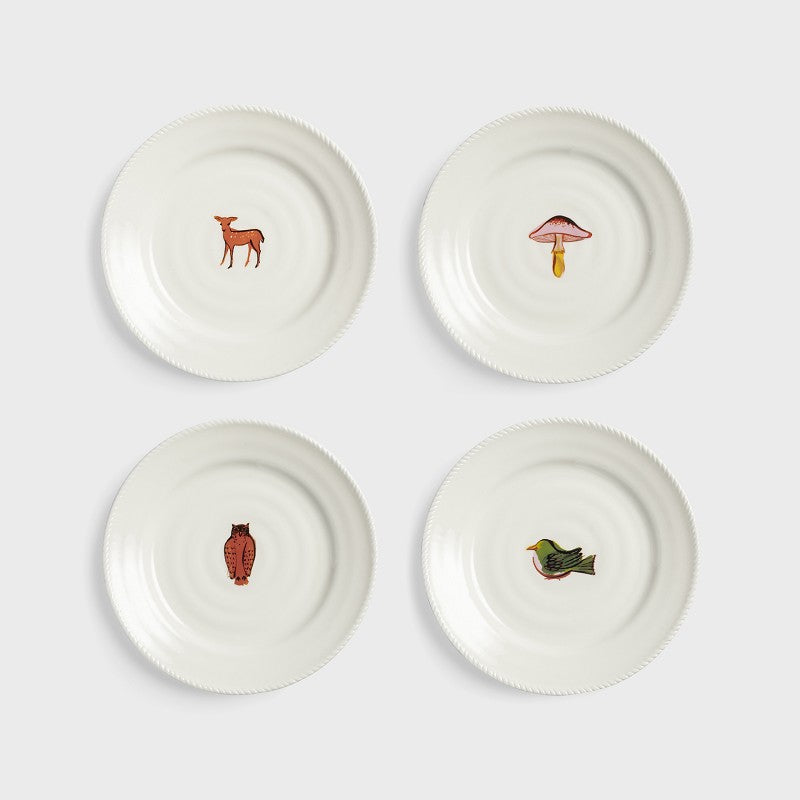 &Klevering  Autumn bordjes - set van 4 - Oosterlinck