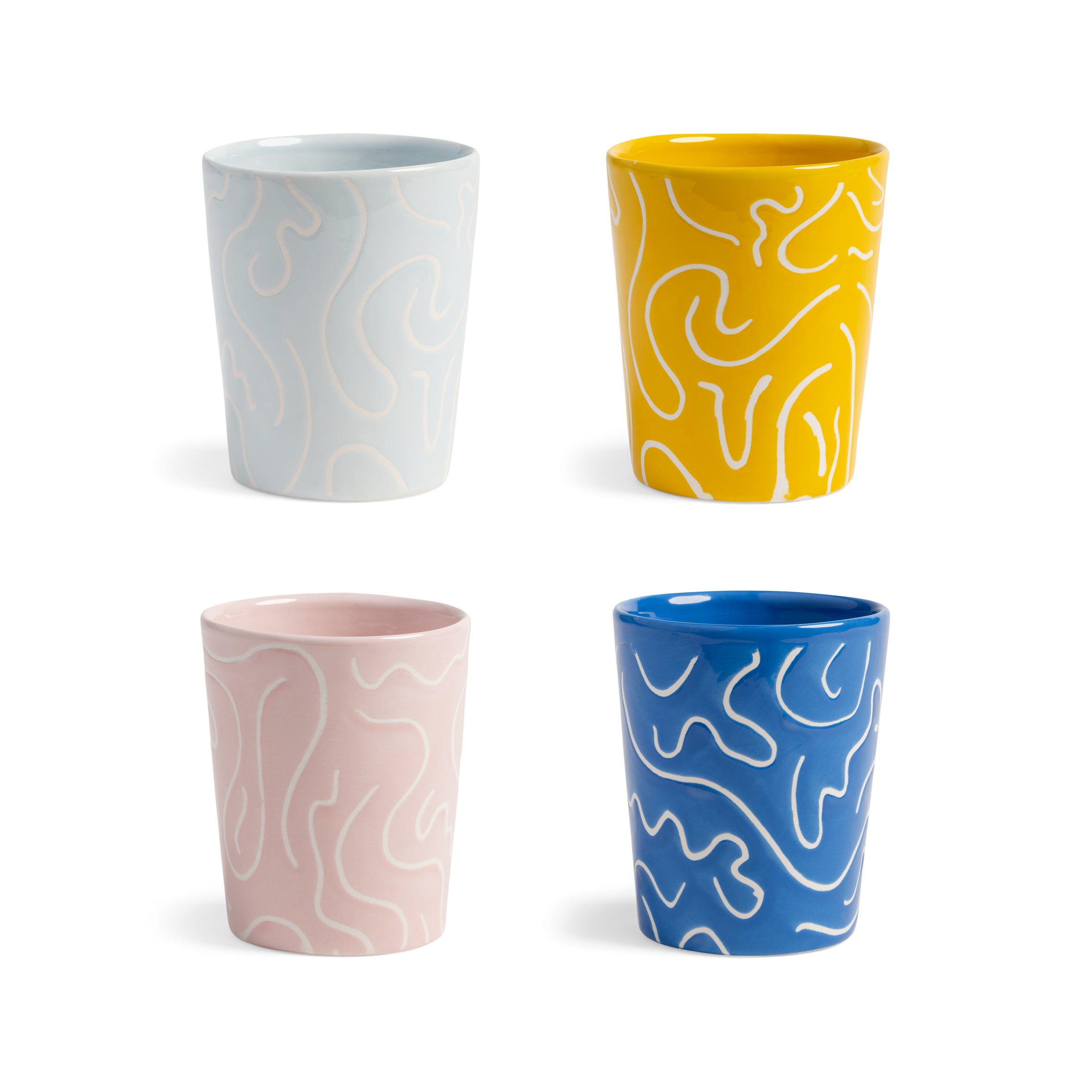 &Klevering - Mug Soba - set van 4 - small of large - Oosterlinck