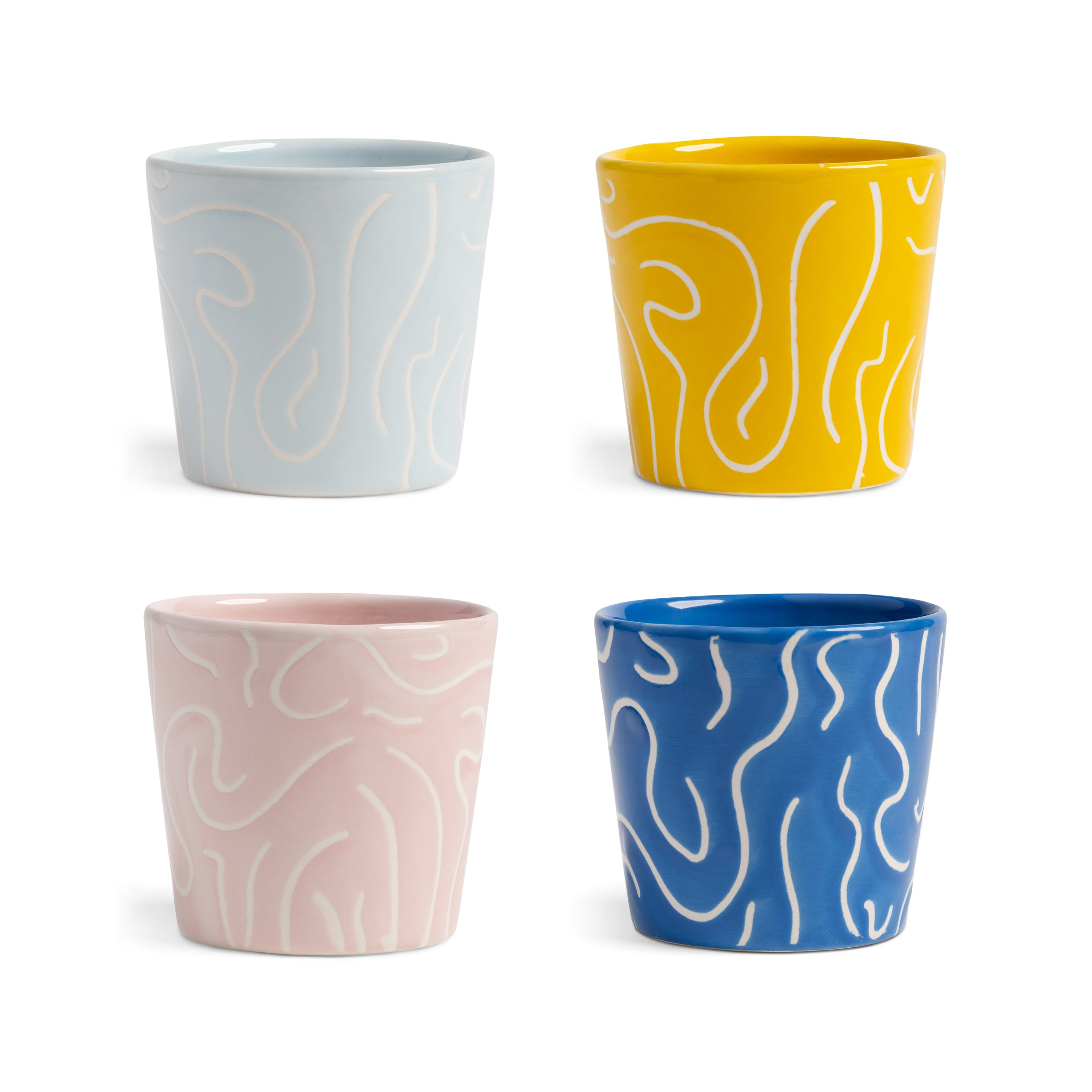 &Klevering - Mug Soba - set van 4 - small of large - Oosterlinck