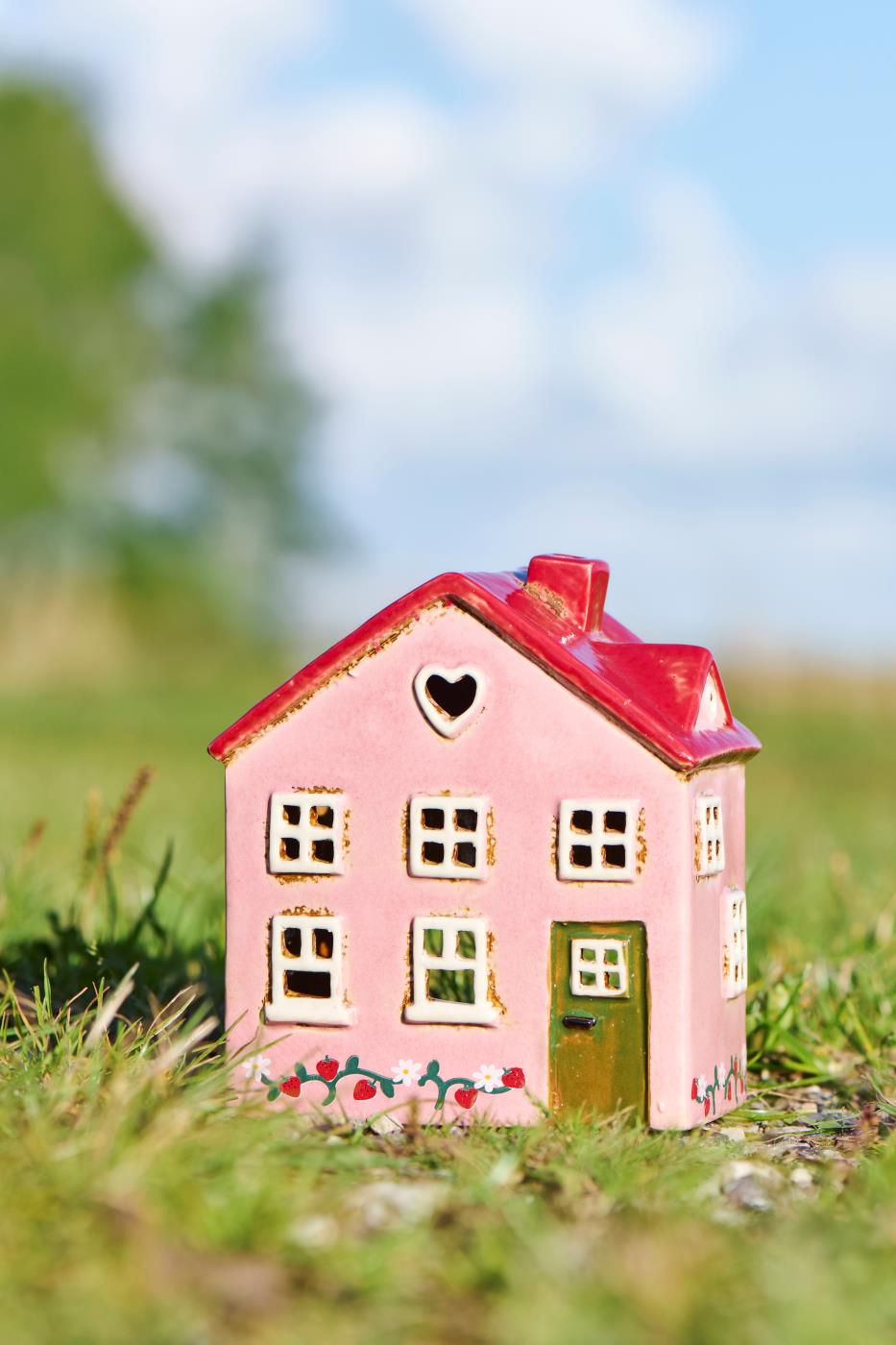 IB Laursen  Lichthuisje Ebeltoft groen-roze