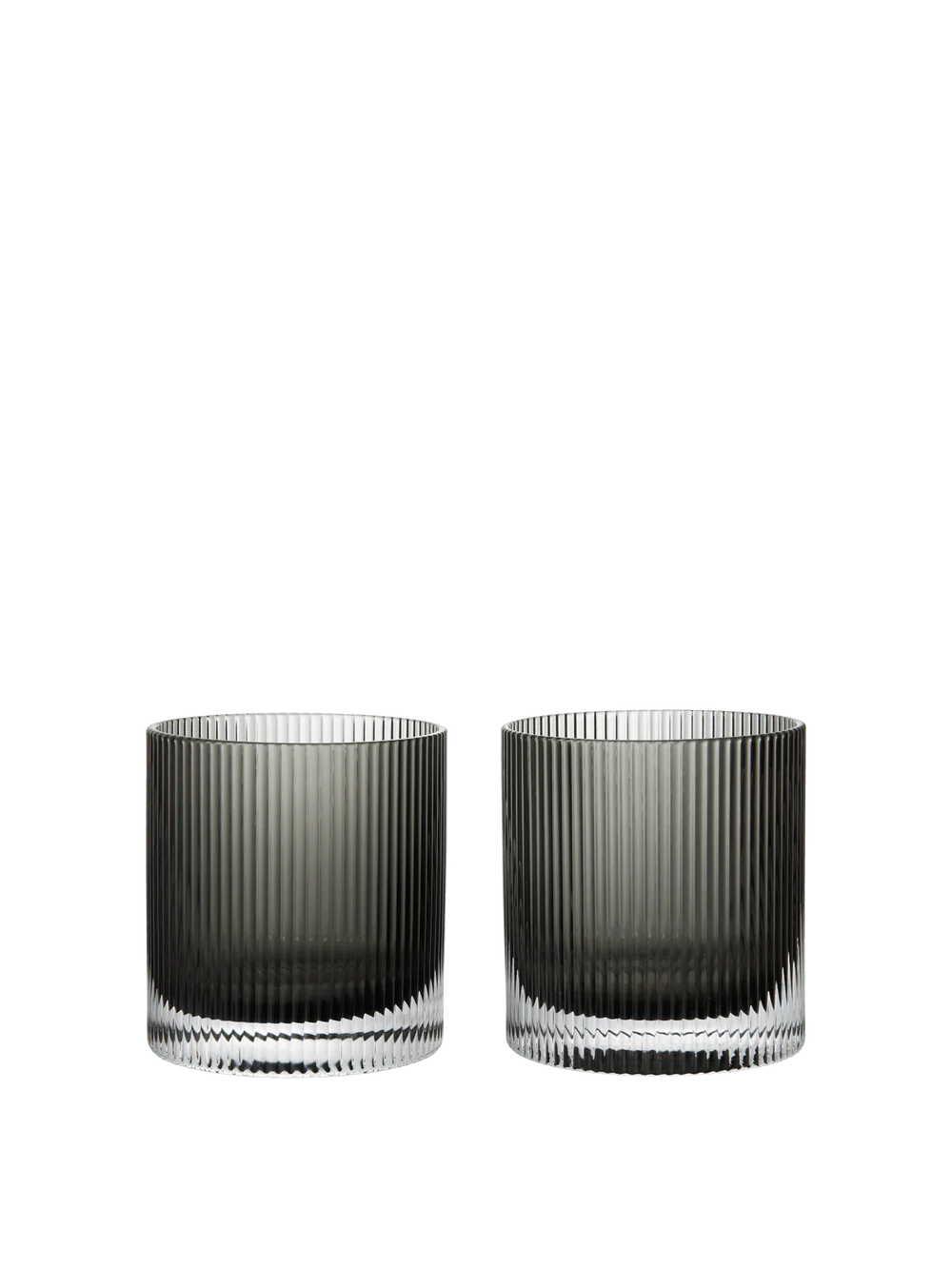 Ferm Living Ripple Tumbler glas - set van 2