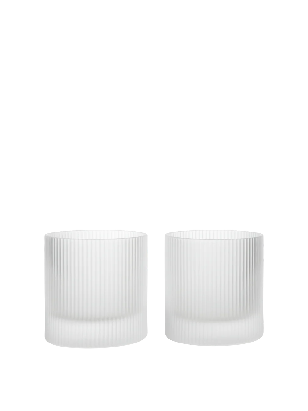 Ferm Living Ripple Tumbler glas - set van 2