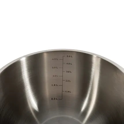 Point Virgule mengkom inox met zuignap en deksel 2.8L
