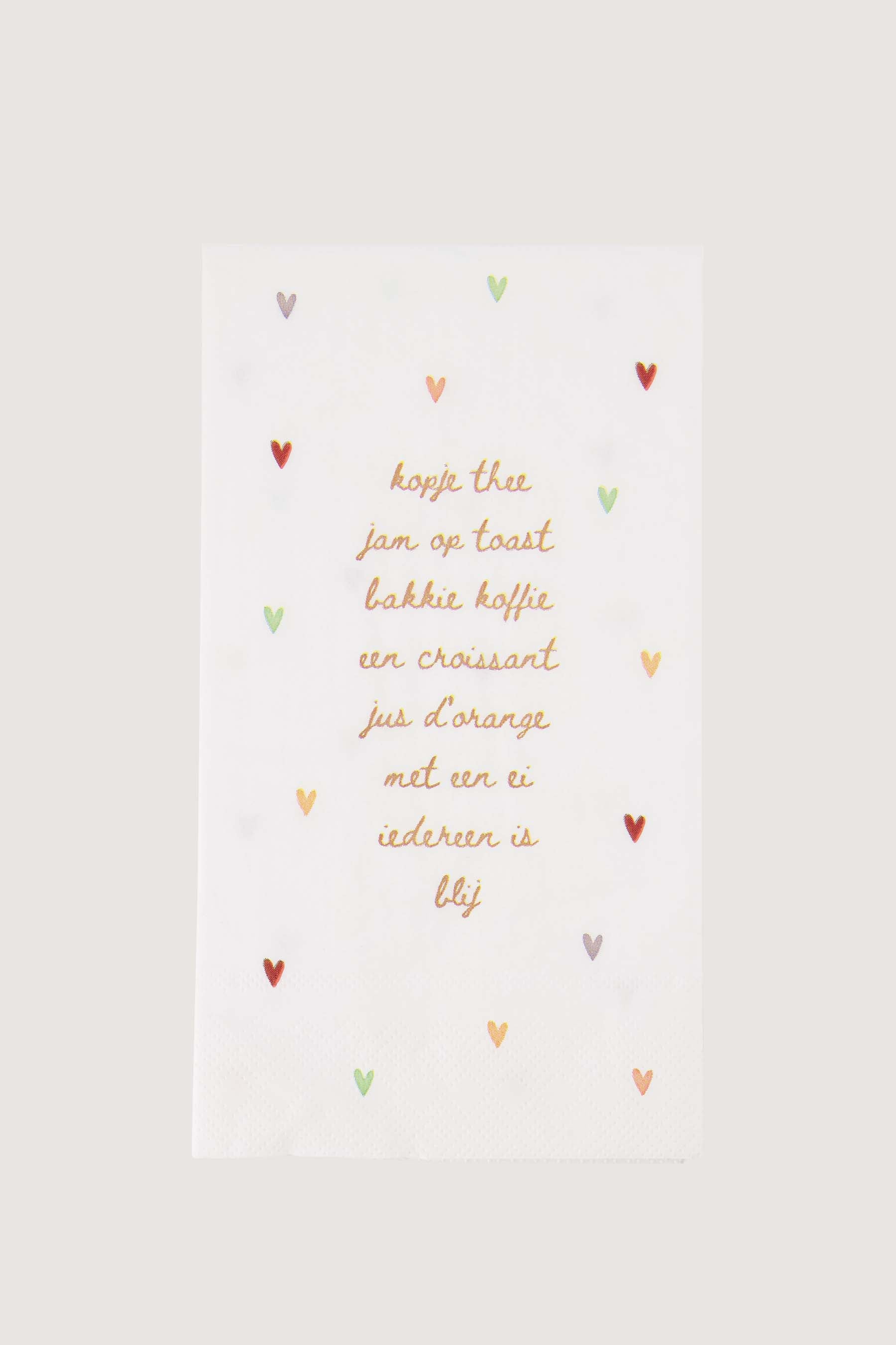 Zusss  Servetten ontbijt/brunch Iedereen is blij - Oosterlinck Home