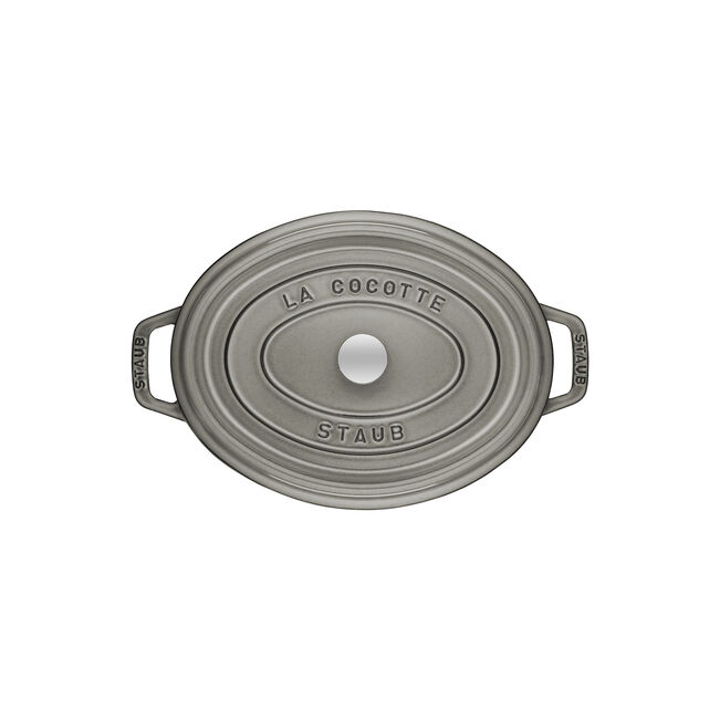 Staub  La Cocotte stoofpot ovaal 31cm grafiet -50%