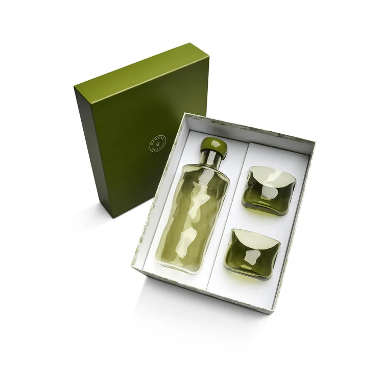 Paveau Swirl giftset karaf 1.25L + 2 glazen