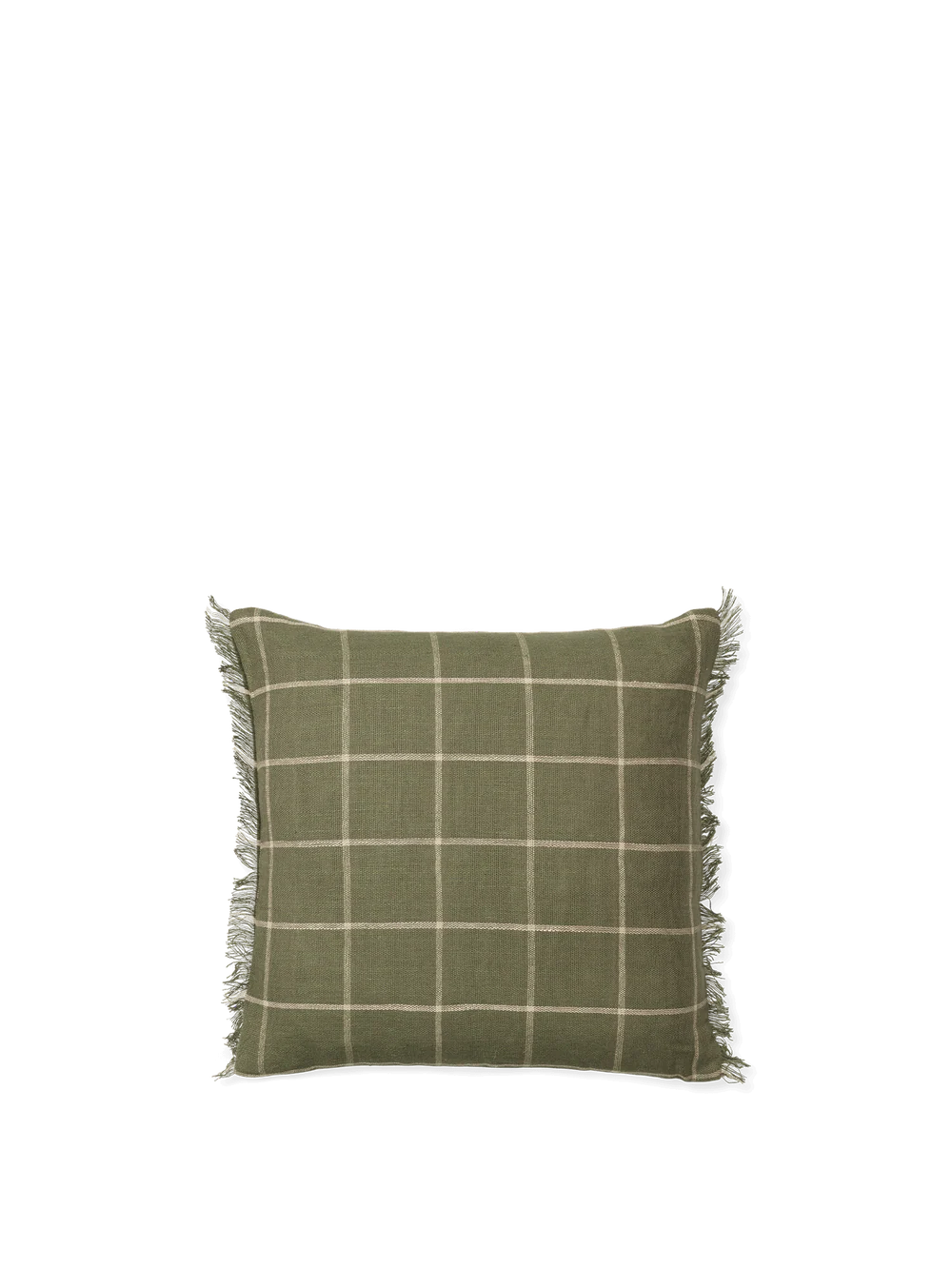 Ferm Living  Calm Cushion olive -70% - Oosterlinck Home
