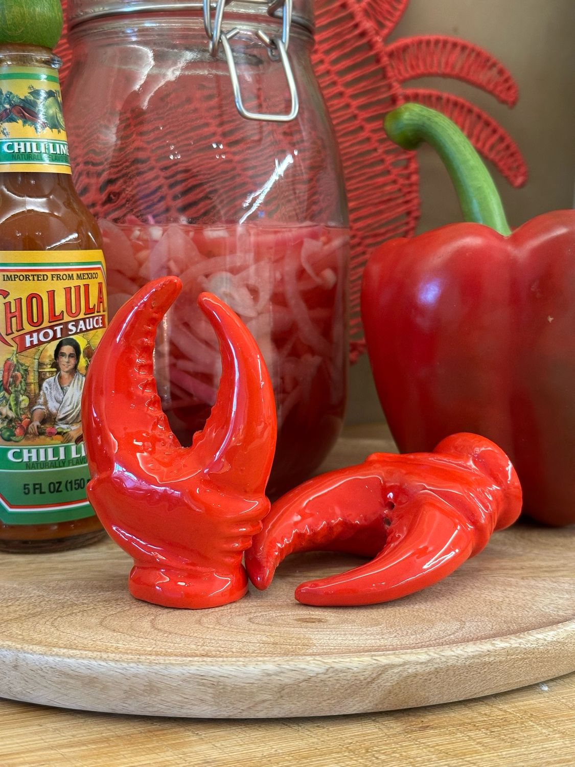 Studio Noticed  Salt & Pepper Shakers Lobster legs