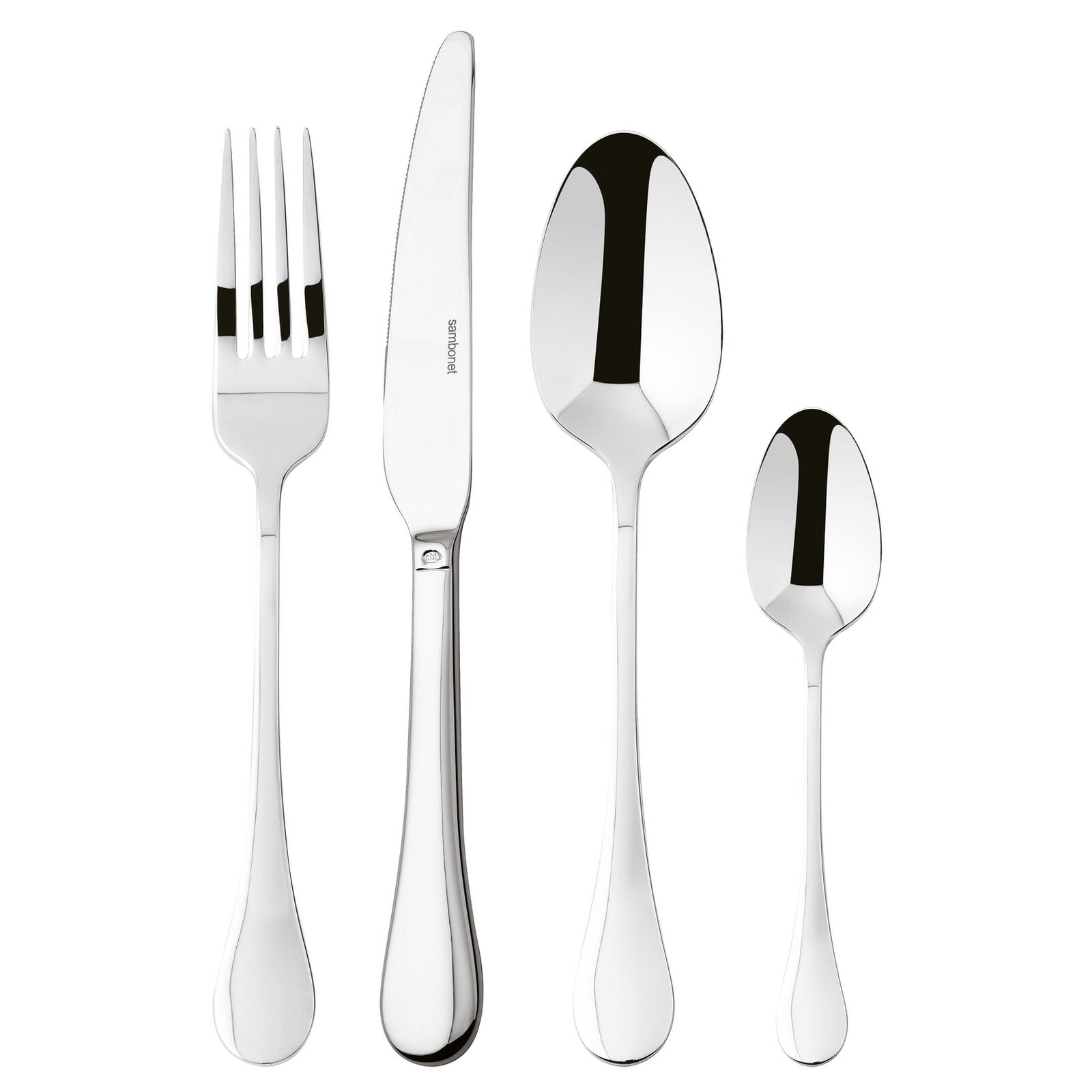 Sambonet - Bloom mirror steel 24-delig bestek - Oosterlinck