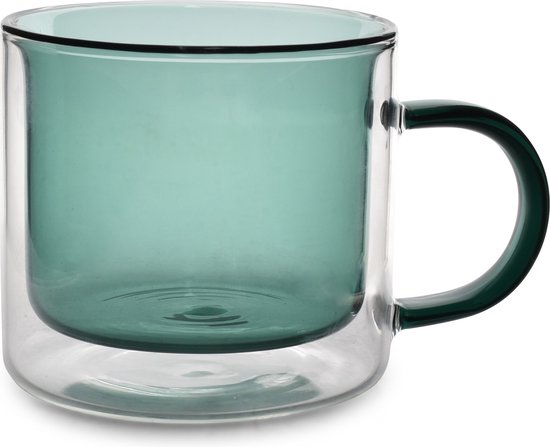 ONA  Liv dubbelwandige mokken groen - set van 2 - Oosterlinck