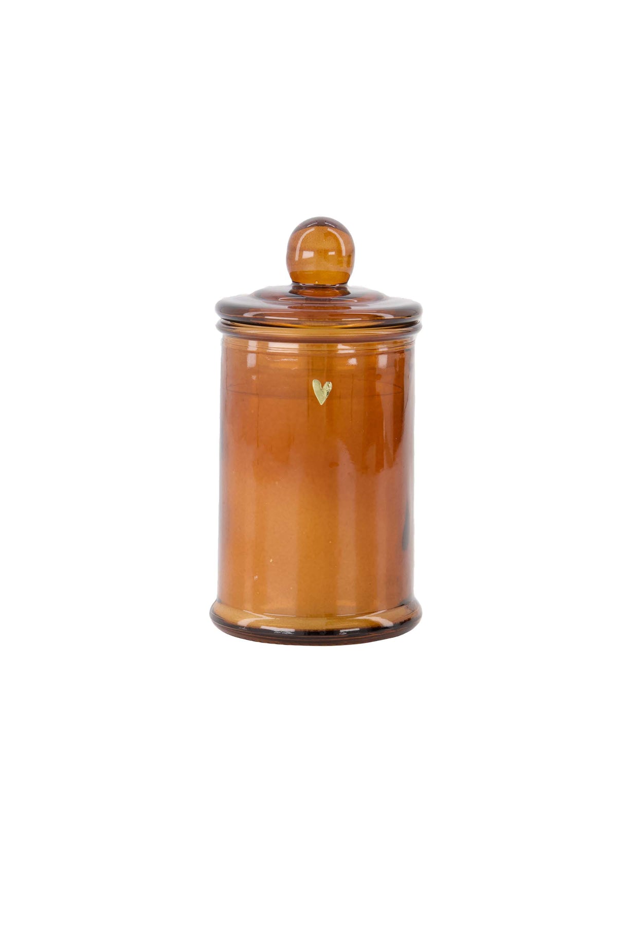 Zusss  Geurkaarsje glas met deksel hartje