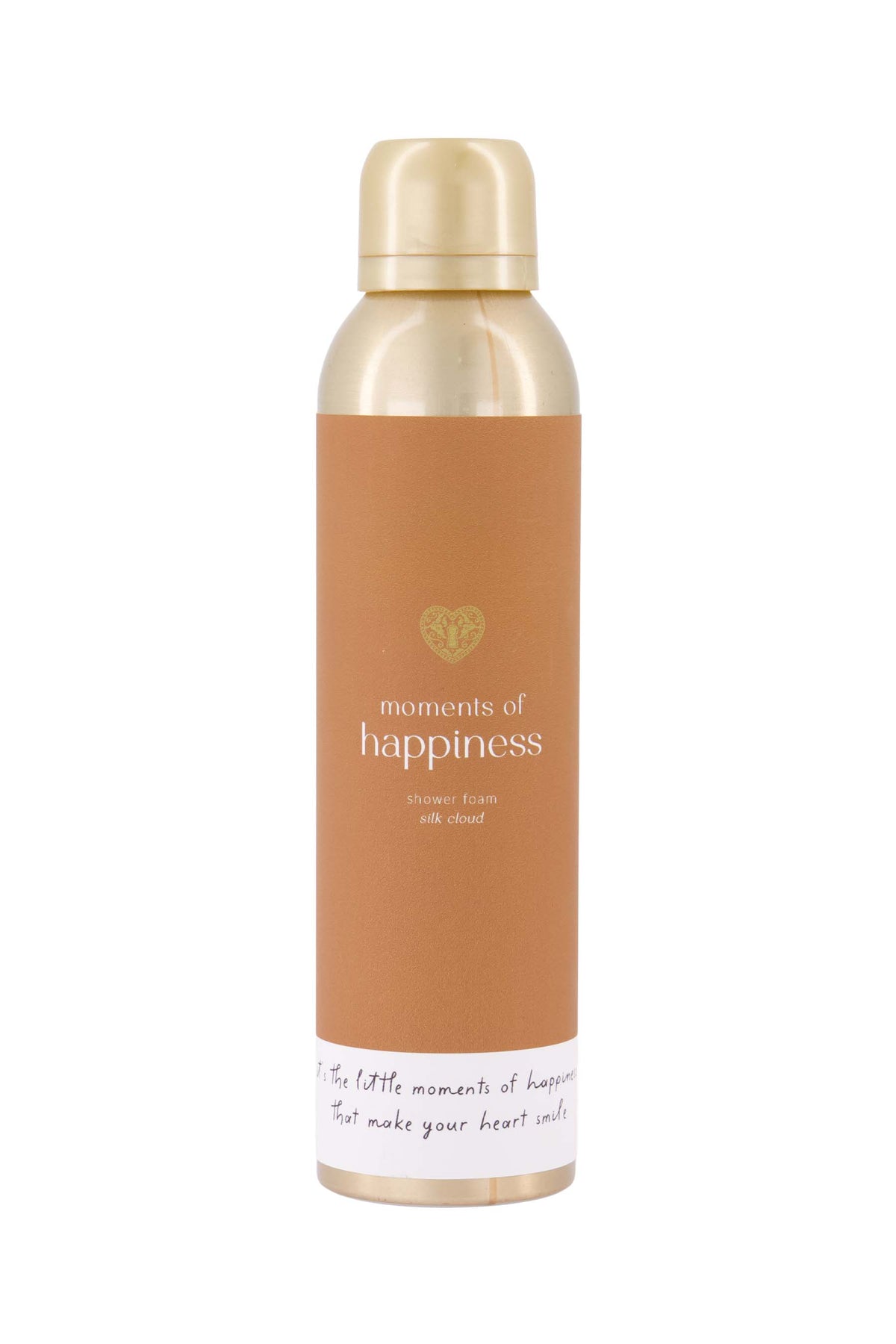 Zusss doucheschuim "moments of happiness" in een fles, verzorgingsproduct met zachte textuur en frisse geur.