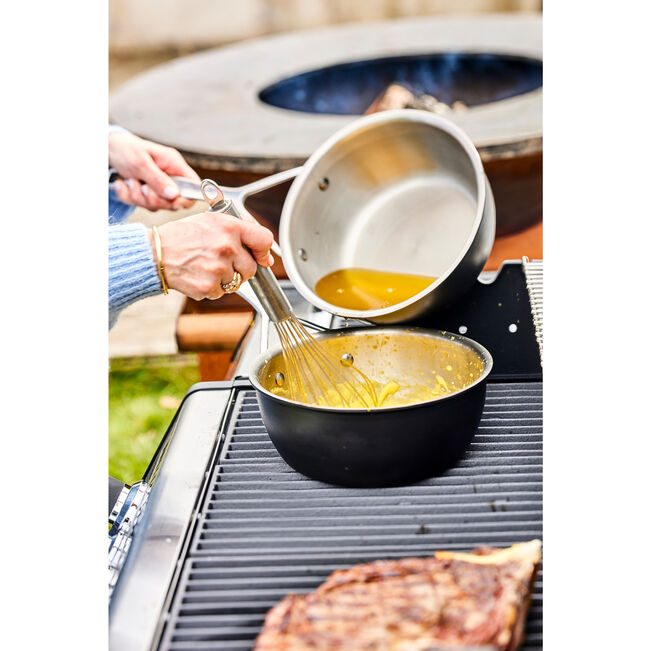 Demeyere black sauteuse met deksel 20cm - Oosterlinck