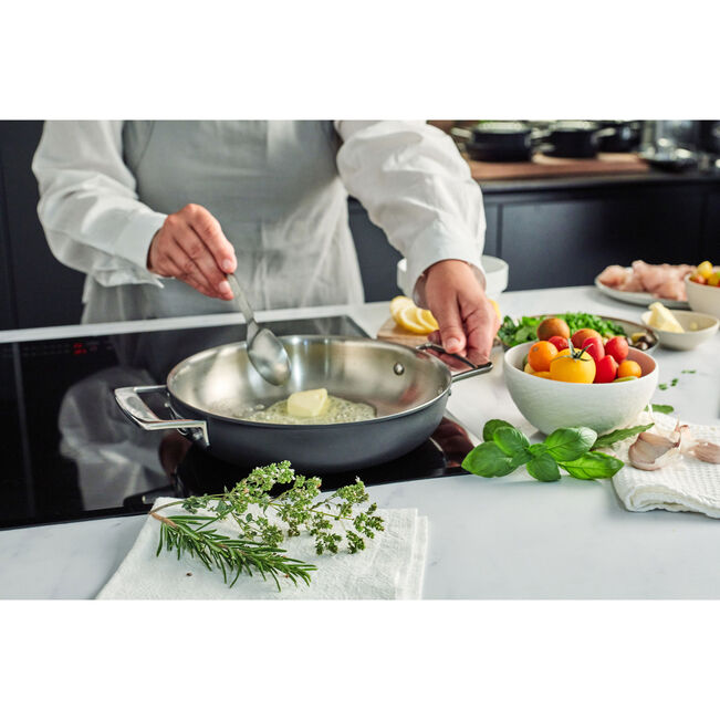 Demeyere Black 5 multifunctionele braadpan