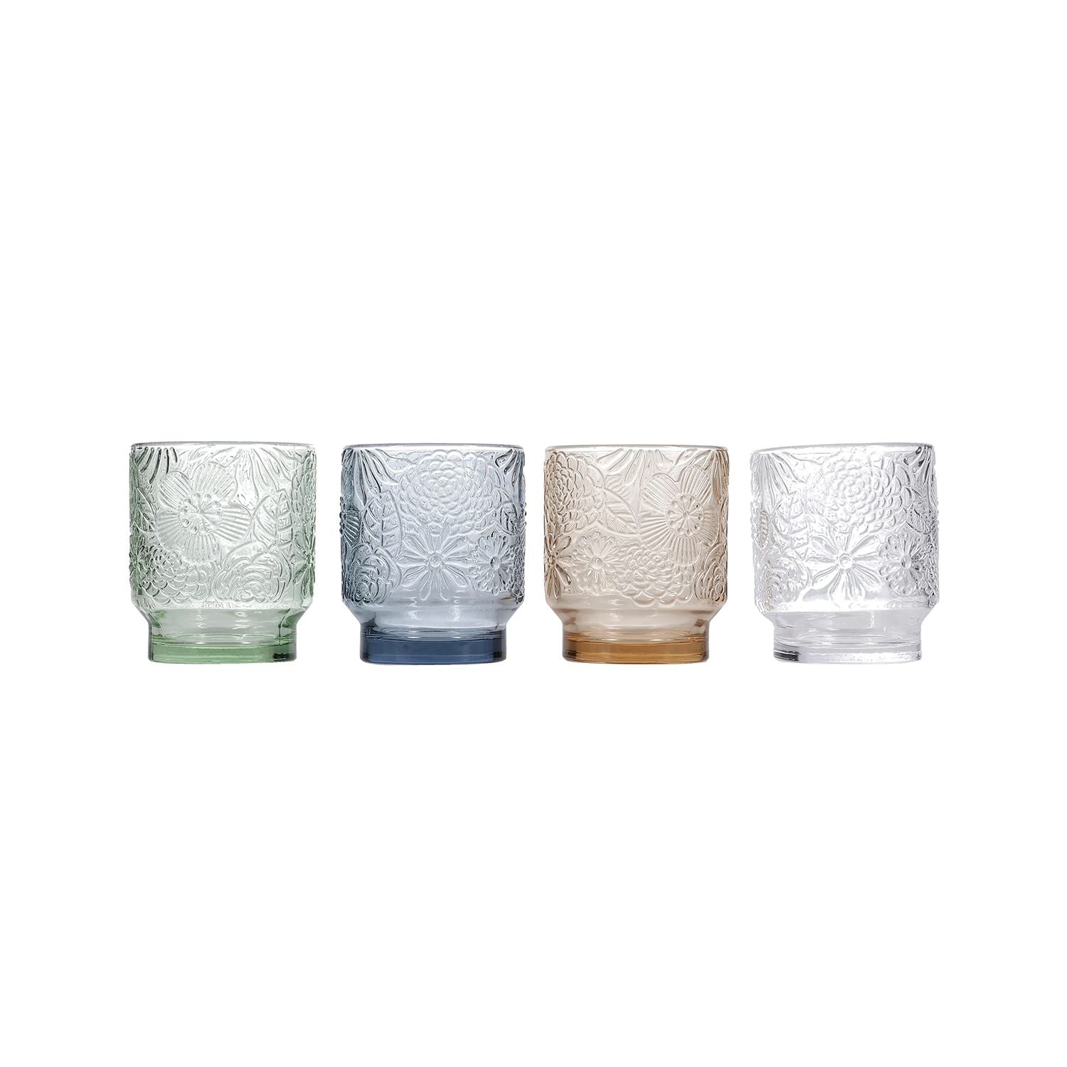 Salt&Pepper  Glas Flora - set van 4 - Oosterlinck Home
