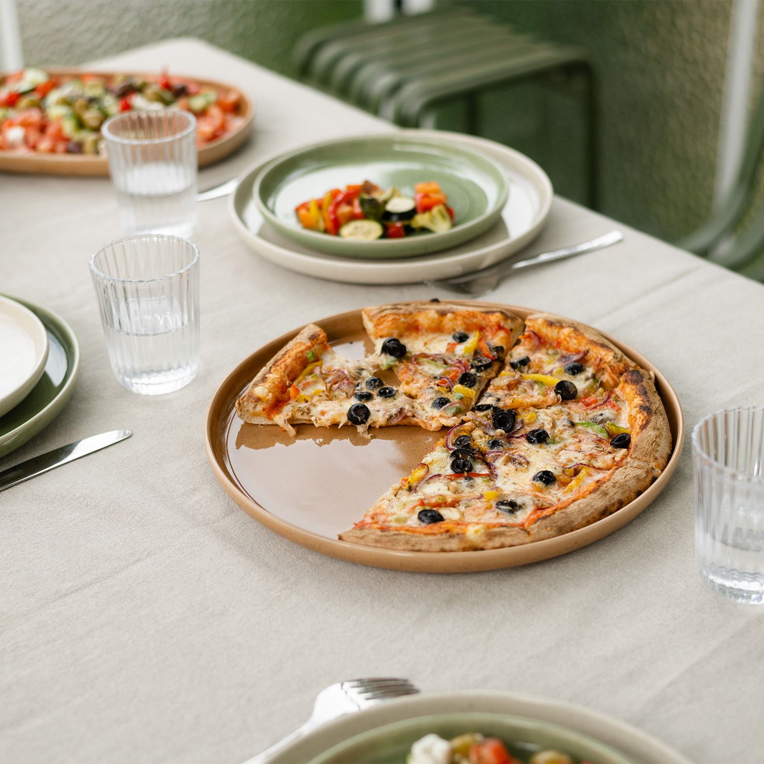 Salt&Pepper Blush pizzabord