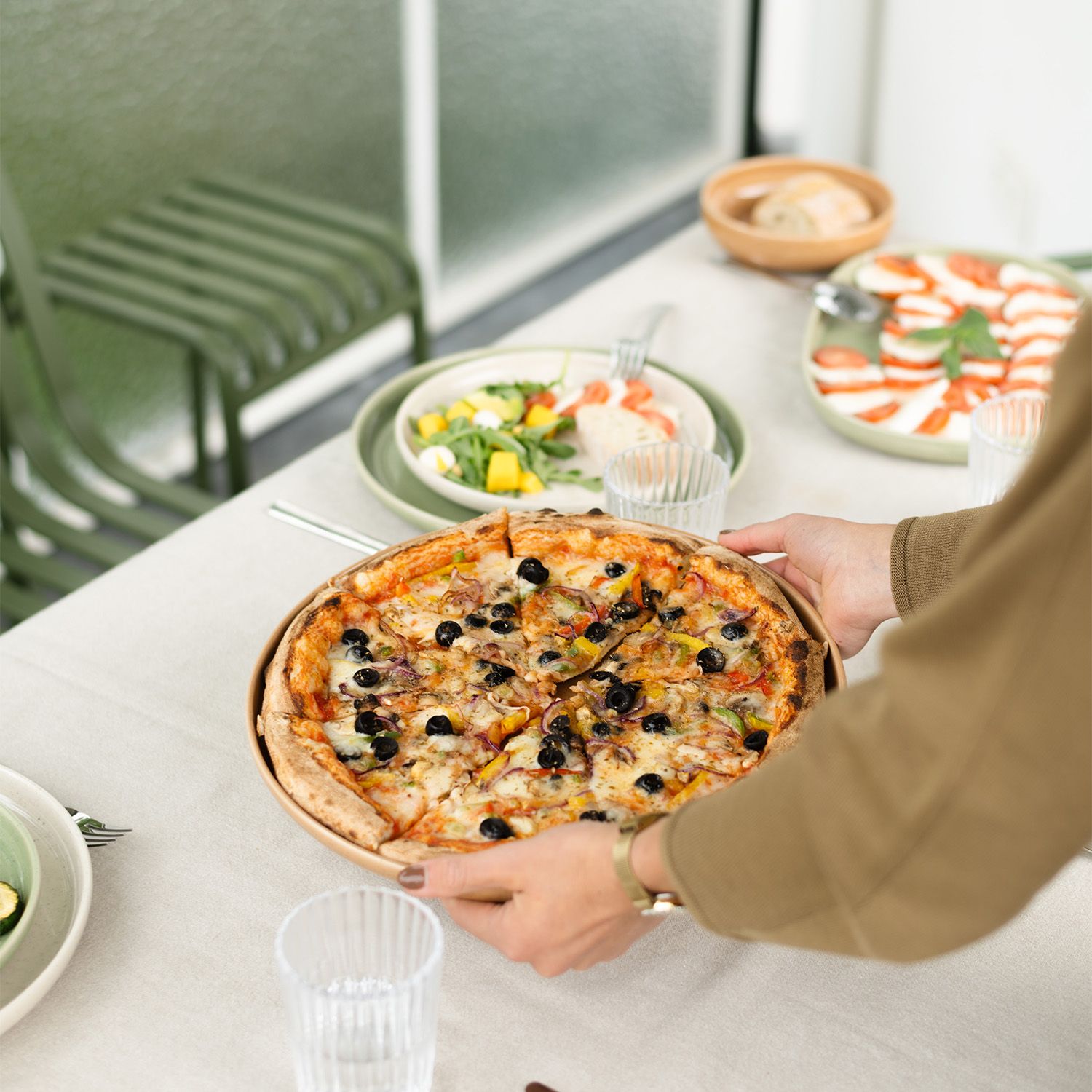 Salt&Pepper Blush pizzabord